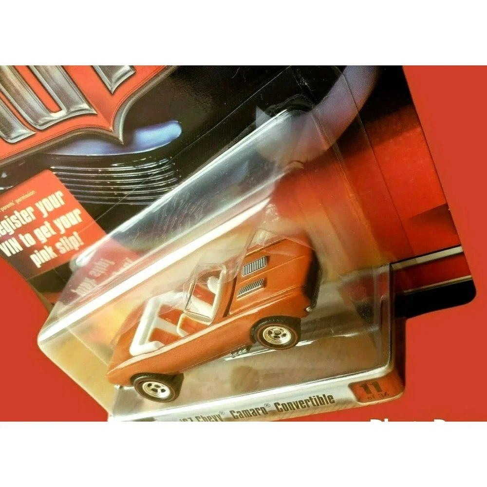 2006 Hot Wheels Ultra Hots '67 Chevy Camaro Convertible W/ Real Riders Orange